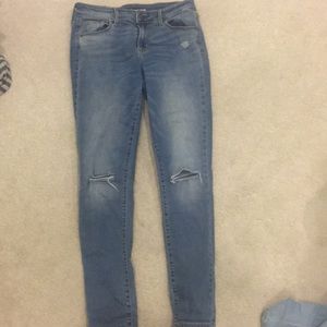 Old navy rockstar ripped skinny jeans